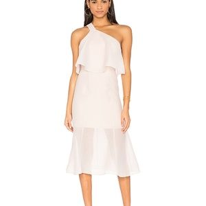 Keepsake The Label Blush Lilac Float Midi dress